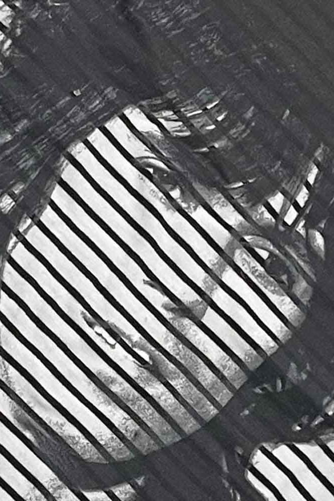 The Rolling Stones Keith "Keef" Richards Striped Tshirt