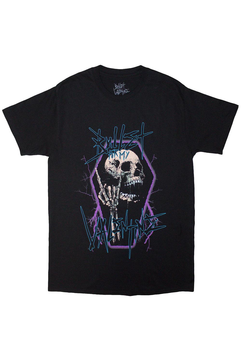 Bullet For My Valentine Thrash Skull Black Tshirt