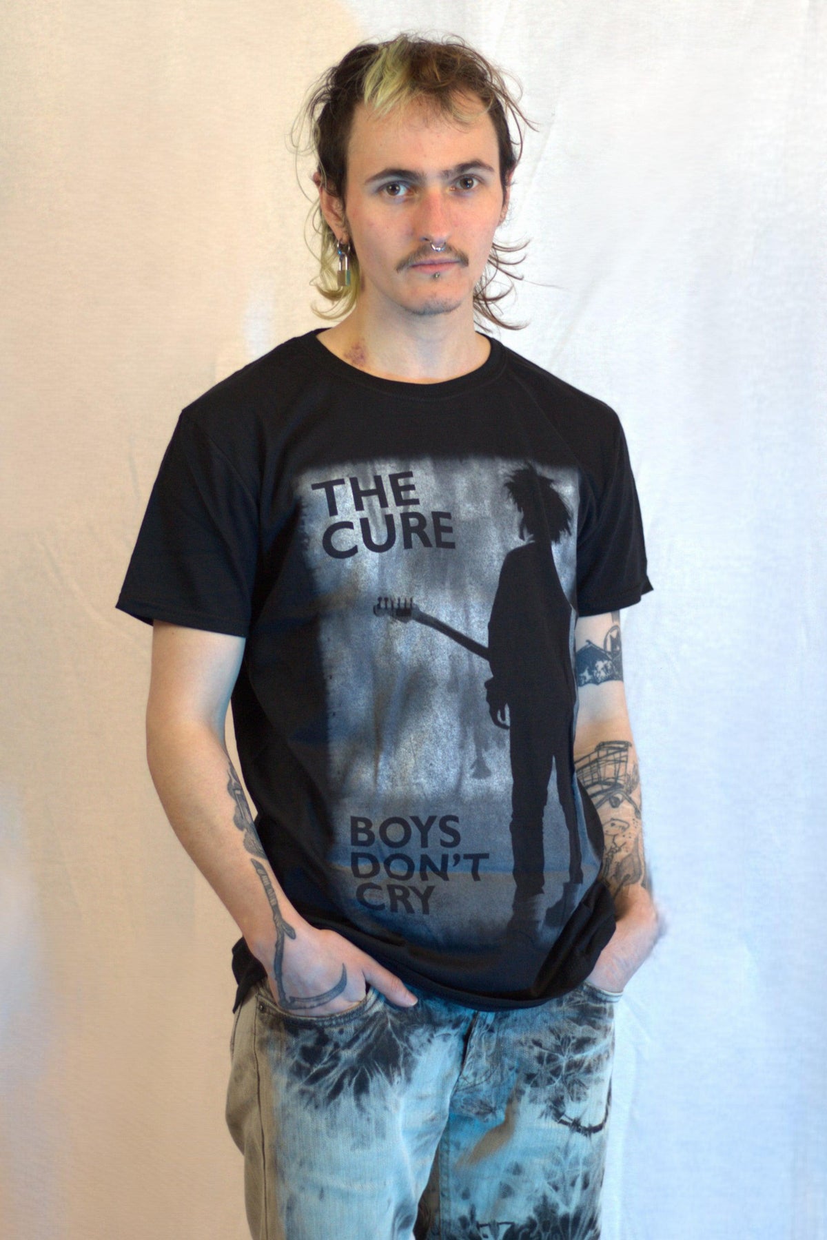 The Cure Boys Don't Cry Black Tshirt