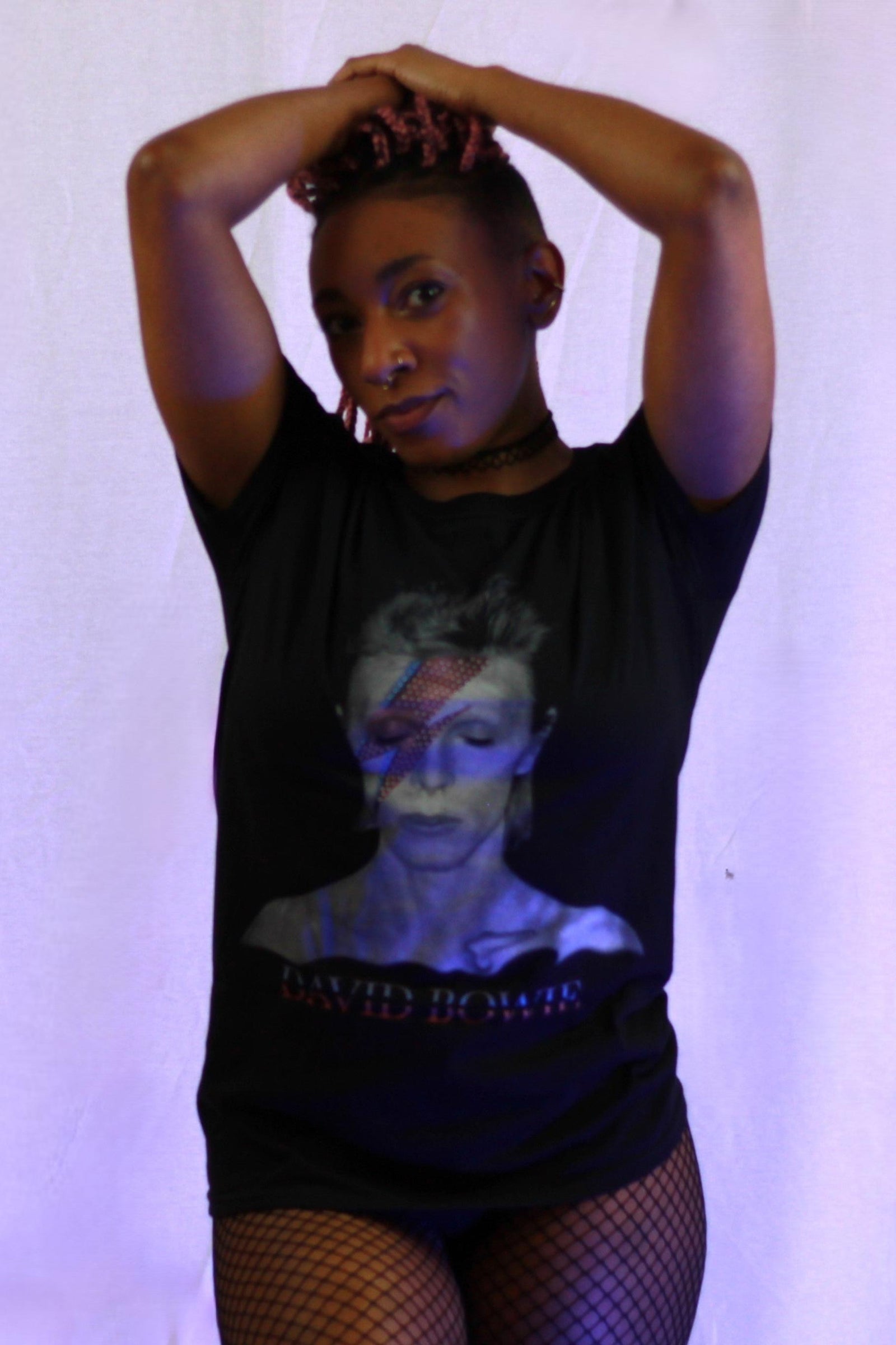 David Bowie Aladdin Sane Black Tshirt