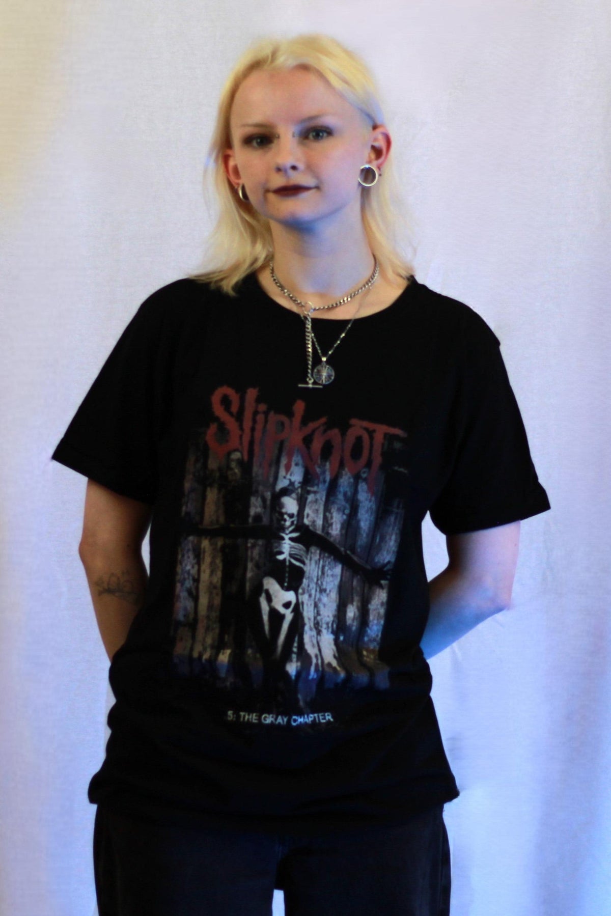 Slipknot The Gray Chapter Album Black Tshirt