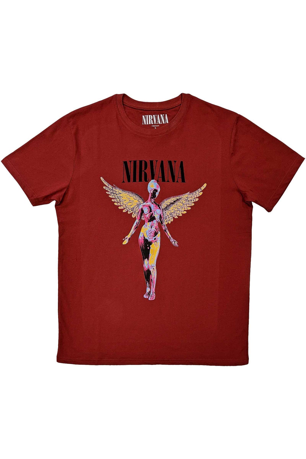 Nirvana In Utero Burgundy Tshirt