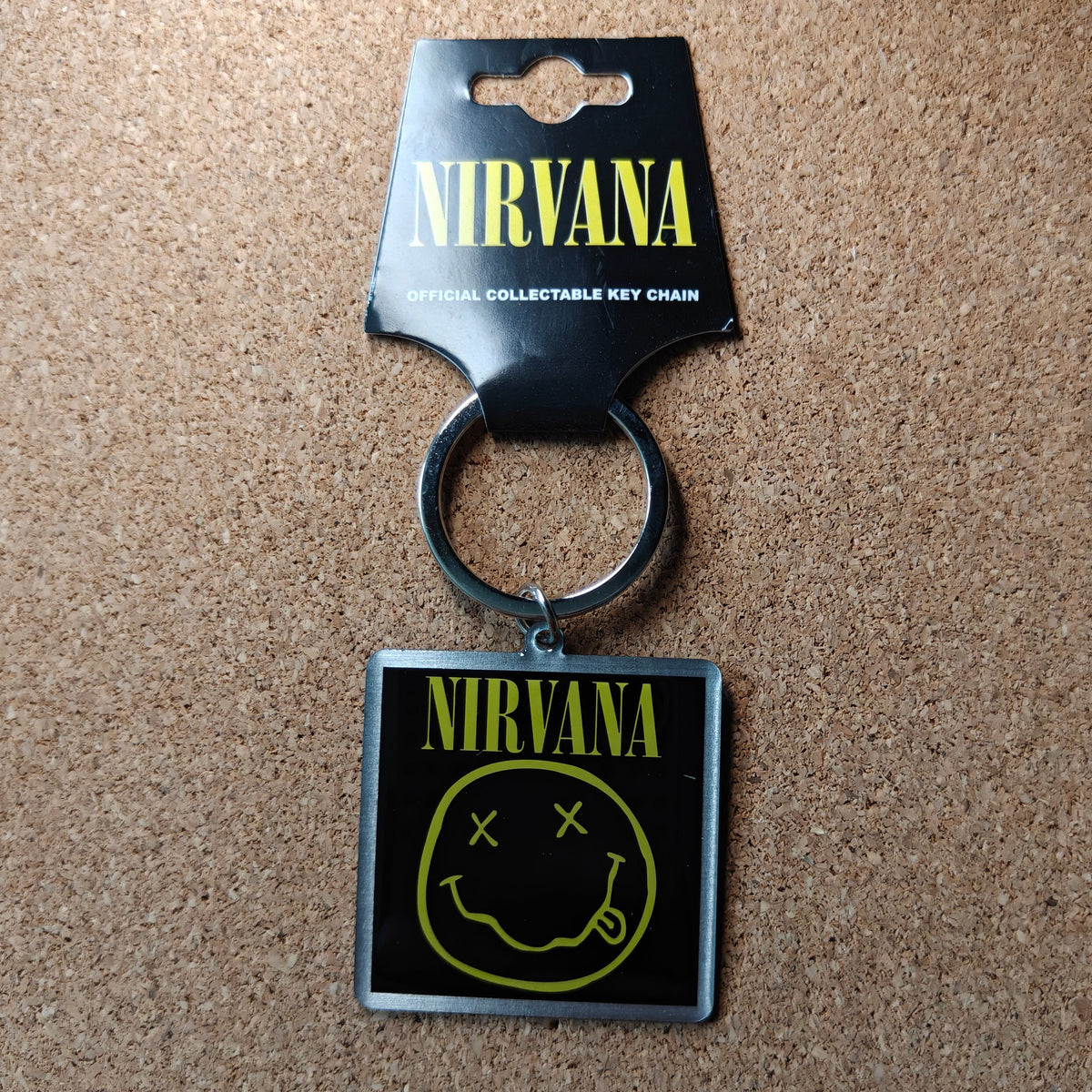 Nirvana Logo Metal Keyring