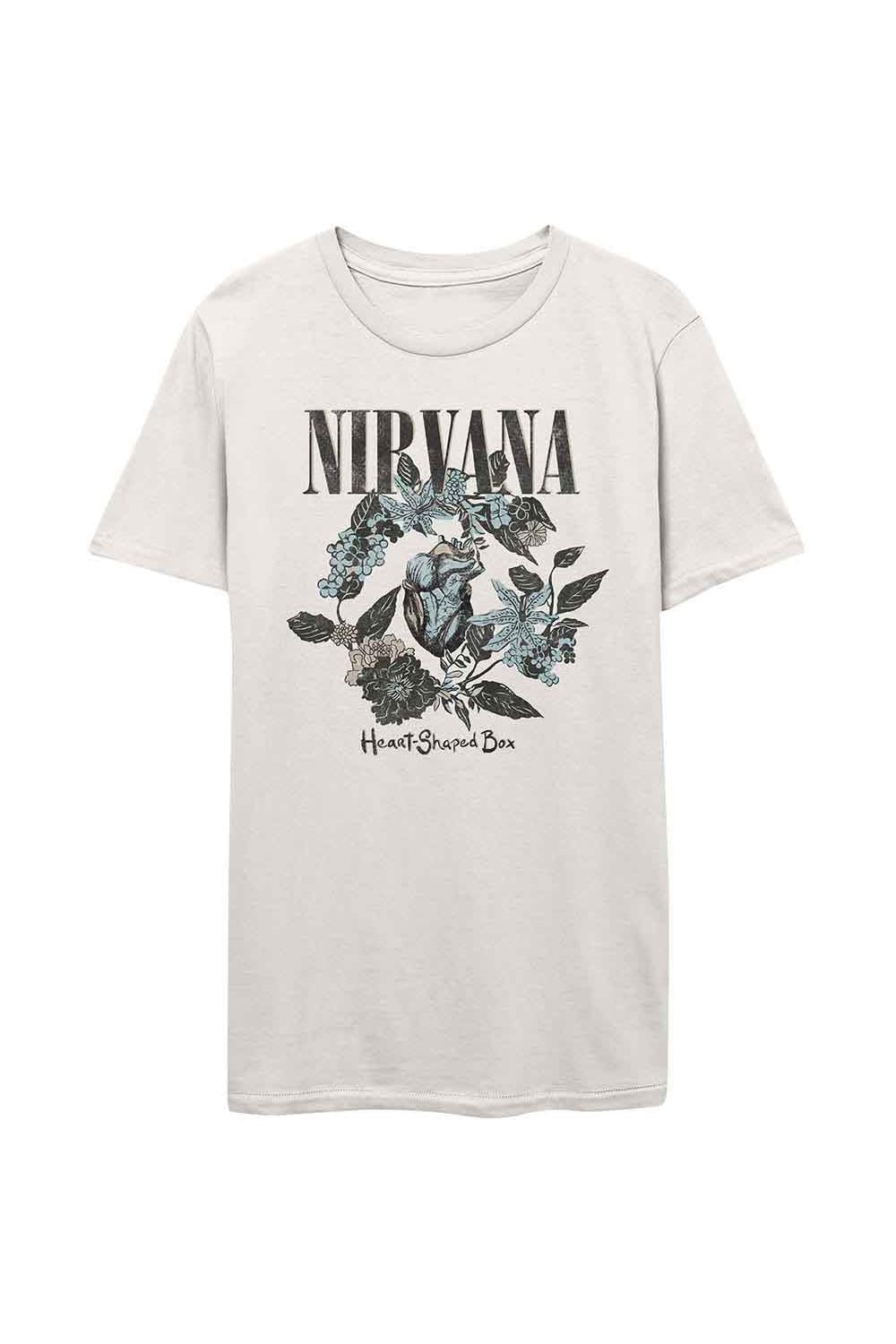 Nirvana Heart Shaped Box White Tshirt