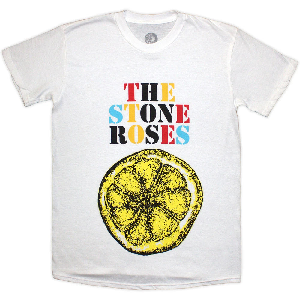 The Stone Roses Lemon White Tshirt