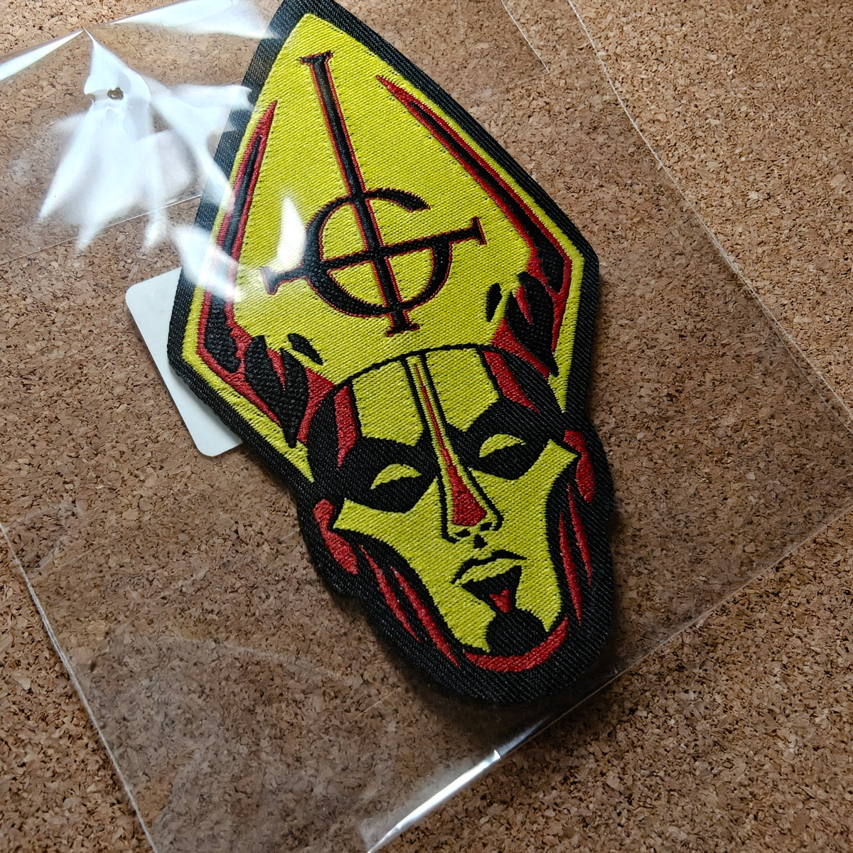 Ghost Papa Head Patch (Sew On)