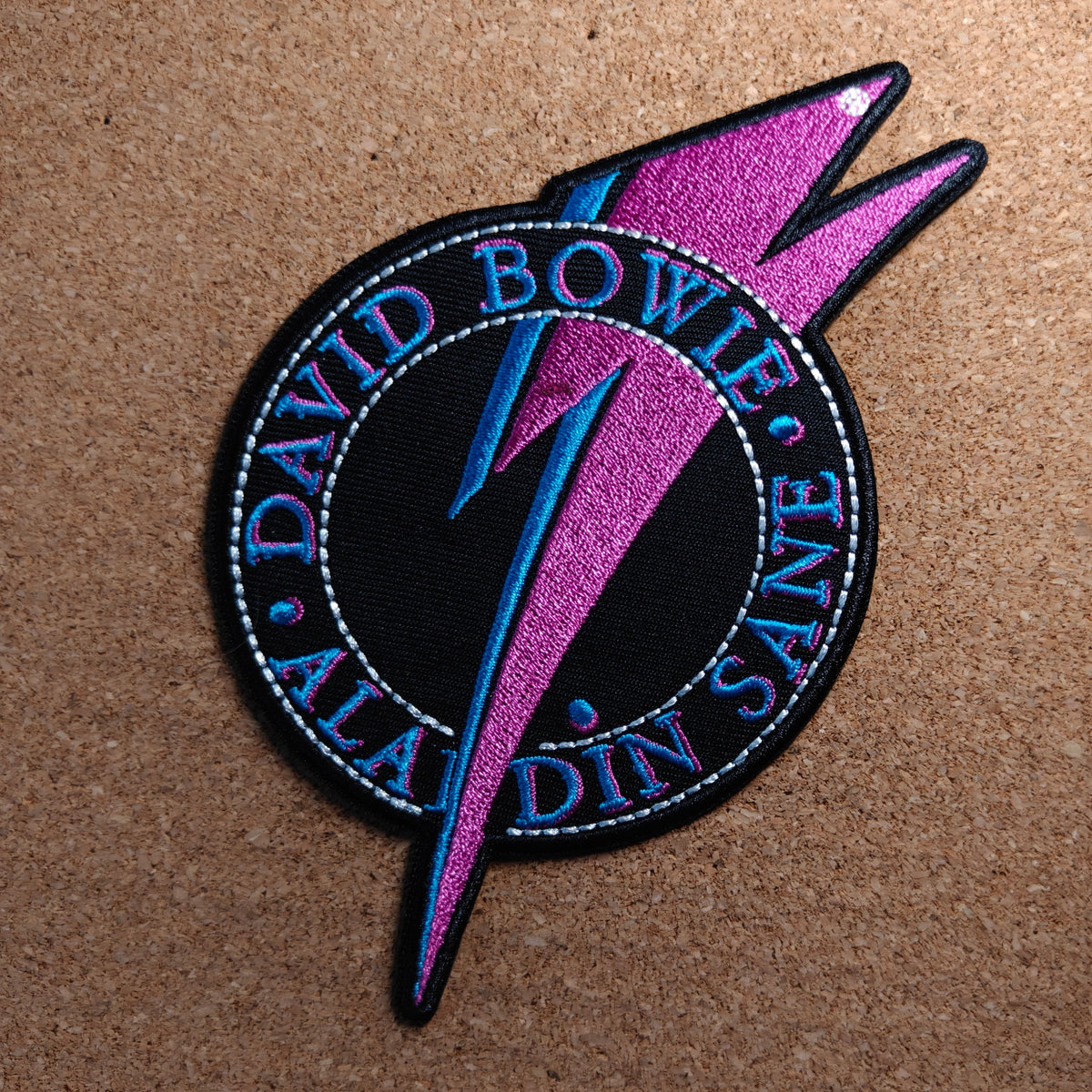 David Bowie Aladdin Sane Bolt Patch (Iron On)