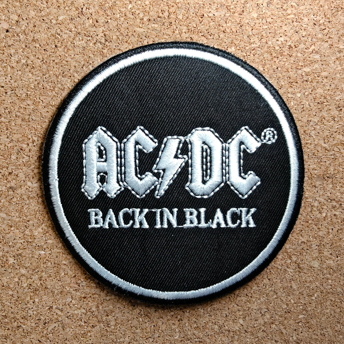 AC/DC Back In Black Patch (Iron On)