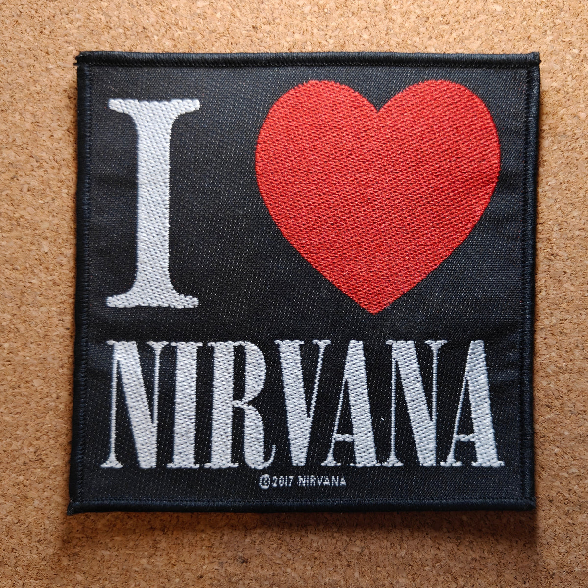 Nirvana I Heart Nirvana Patch (Sew On)
