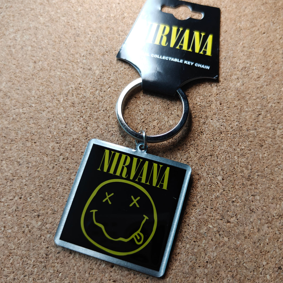 Nirvana Logo Metal Keyring