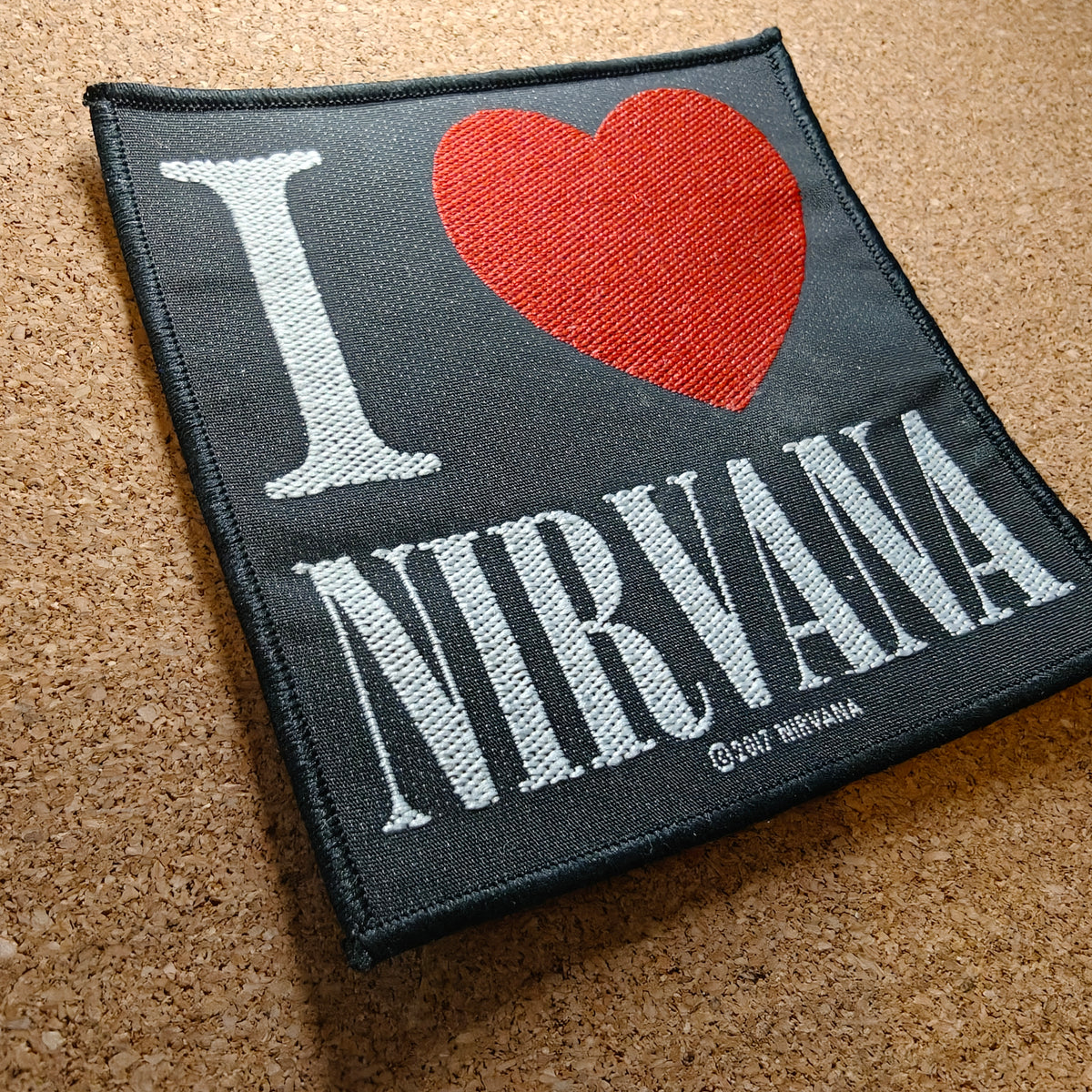 Nirvana I Heart Nirvana Patch (Sew On)