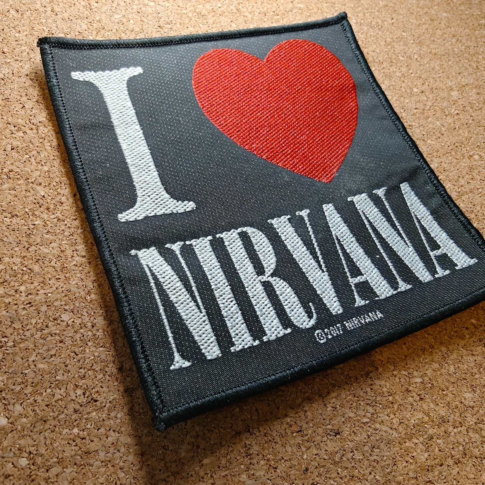 Nirvana I Heart Nirvana Patch (Sew On)