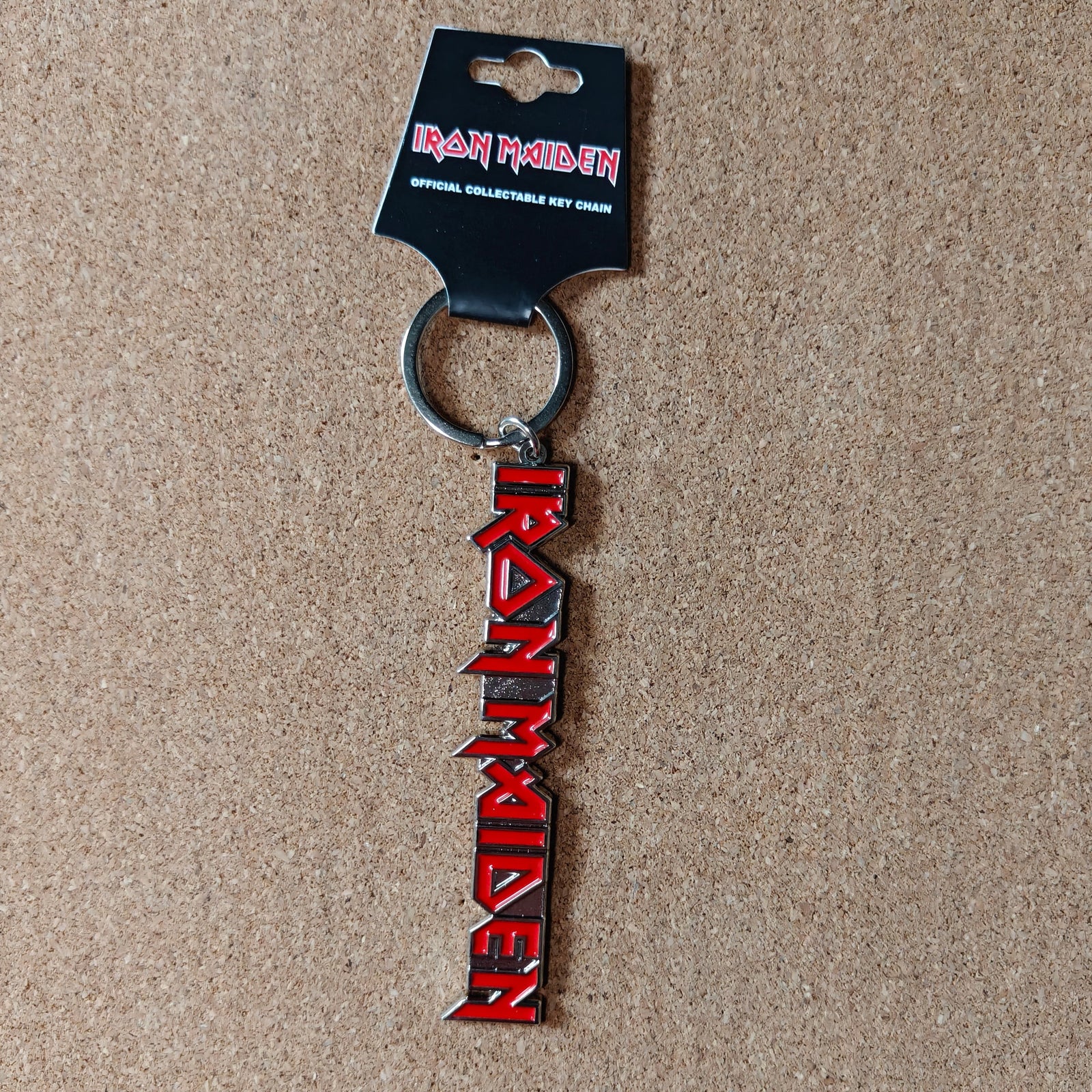 Iron Maiden Logo Metal Keyring