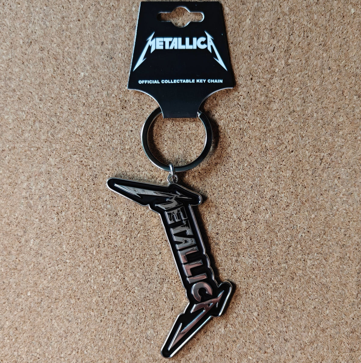 Metallica Logo Metal Keyring