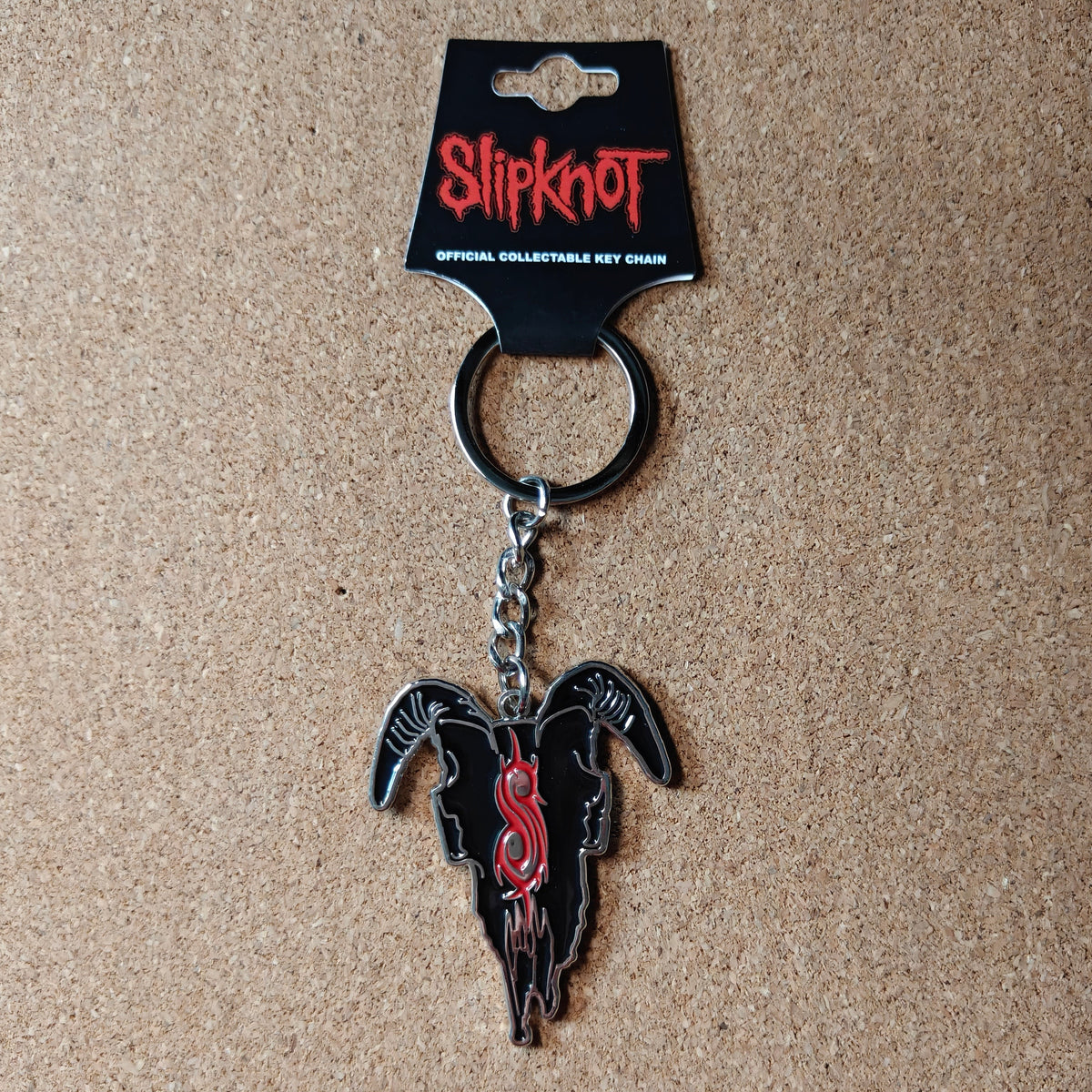 Slipknot Goats Head Metal Keyring