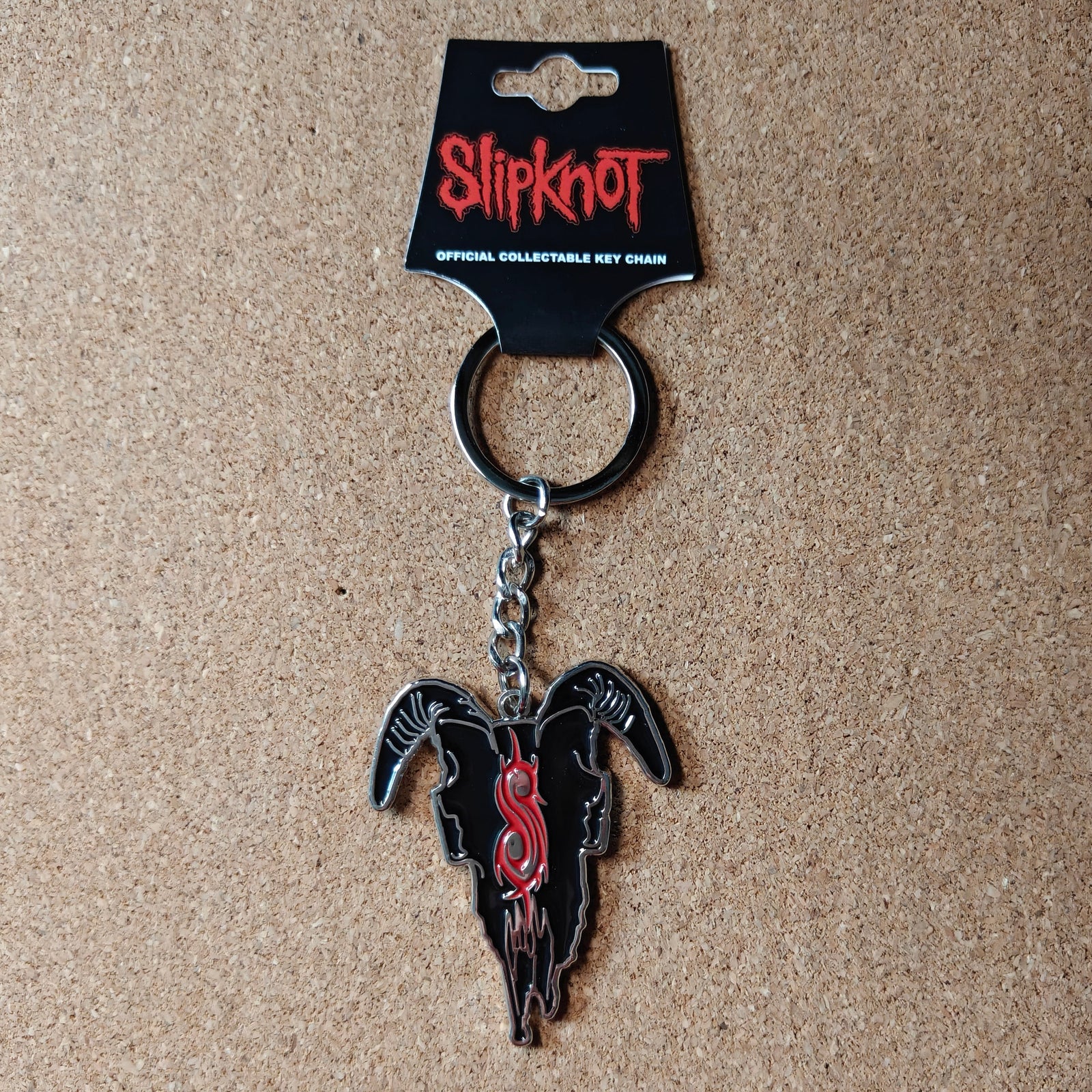 Slipknot Goats Head Metal Keyring