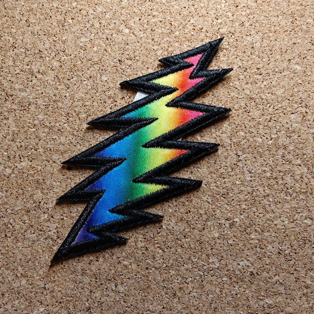 Grateful Dead Rainbow Lightning Patch (Iron On)