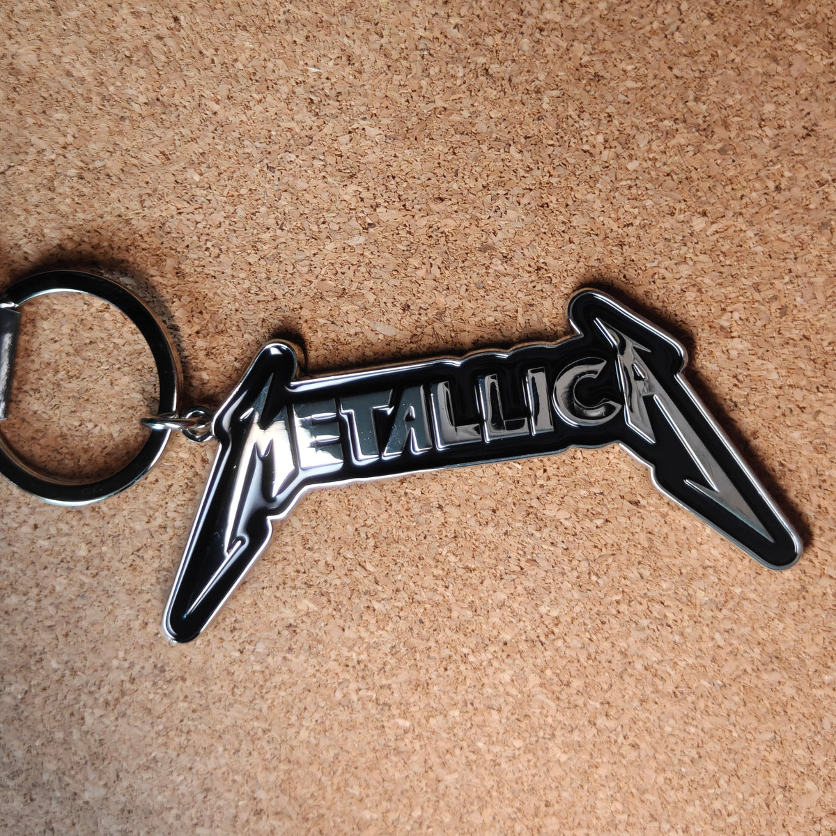 Metallica Logo Metal Keyring