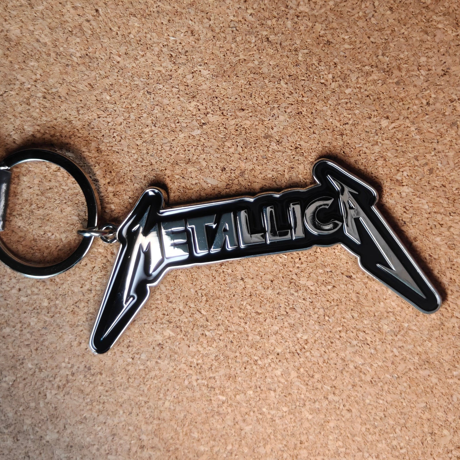 Metallica Logo Metal Keyring