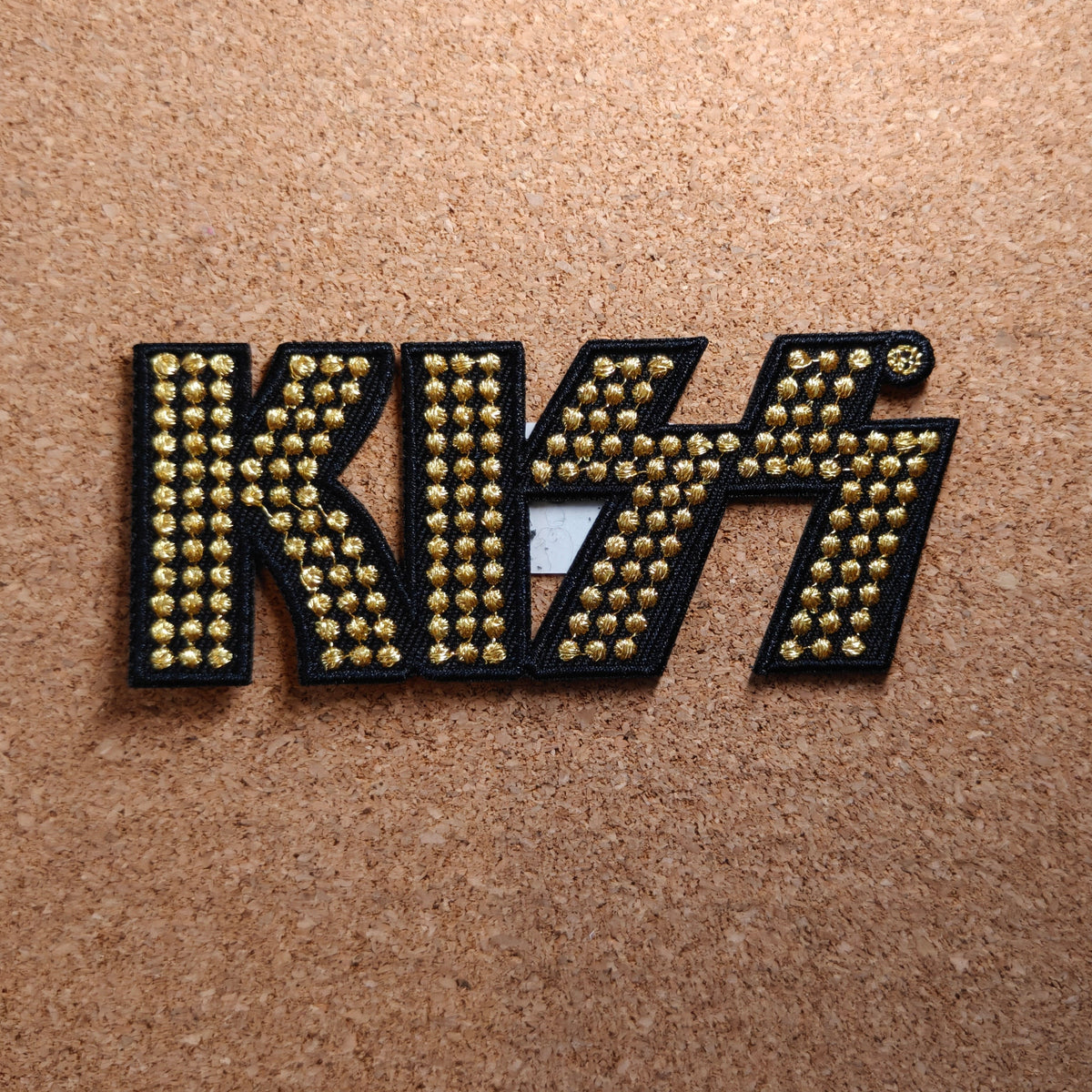 KISS Gold Studded Patch (Iron On)