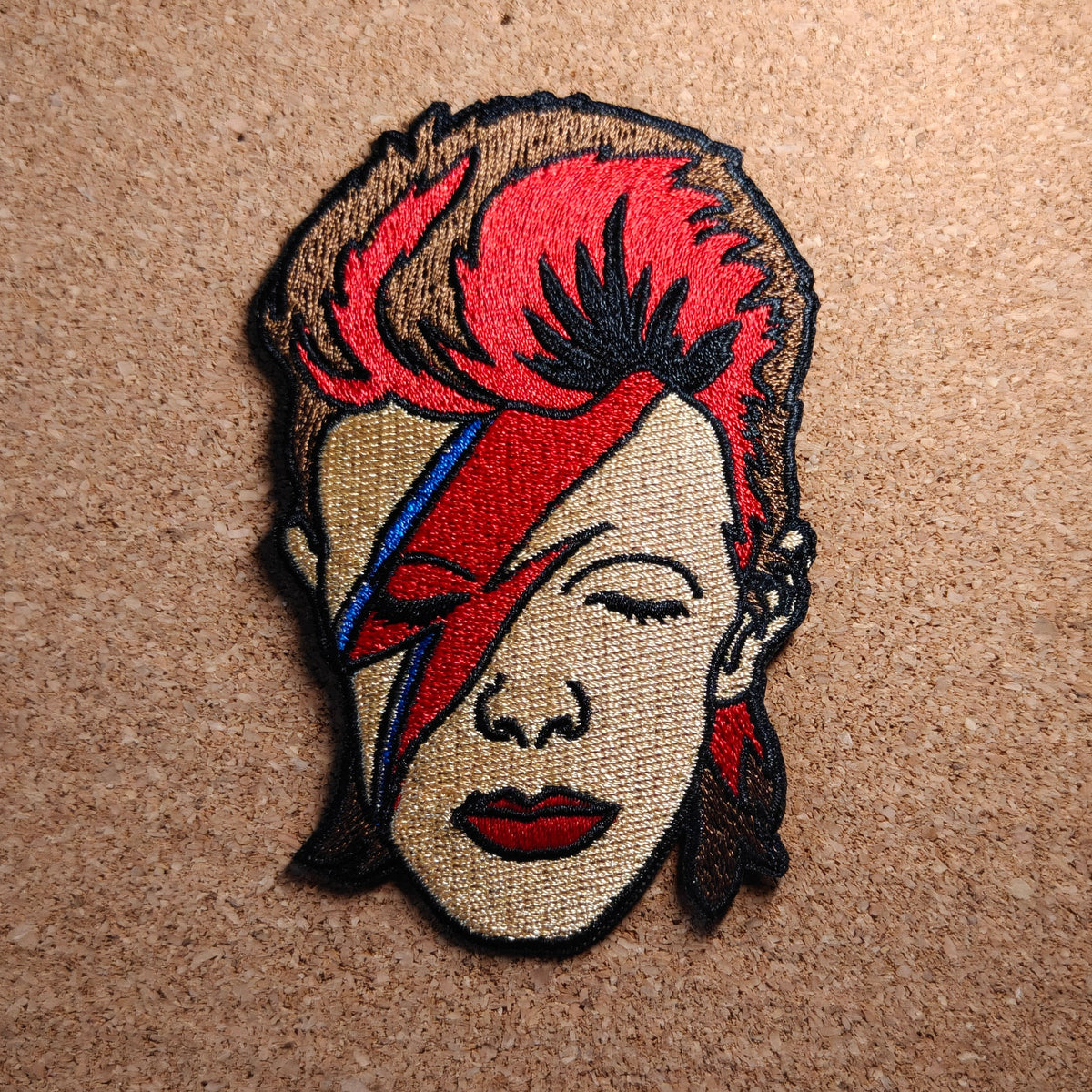 David Bowie Aladdin Sane Patch (Iron On)