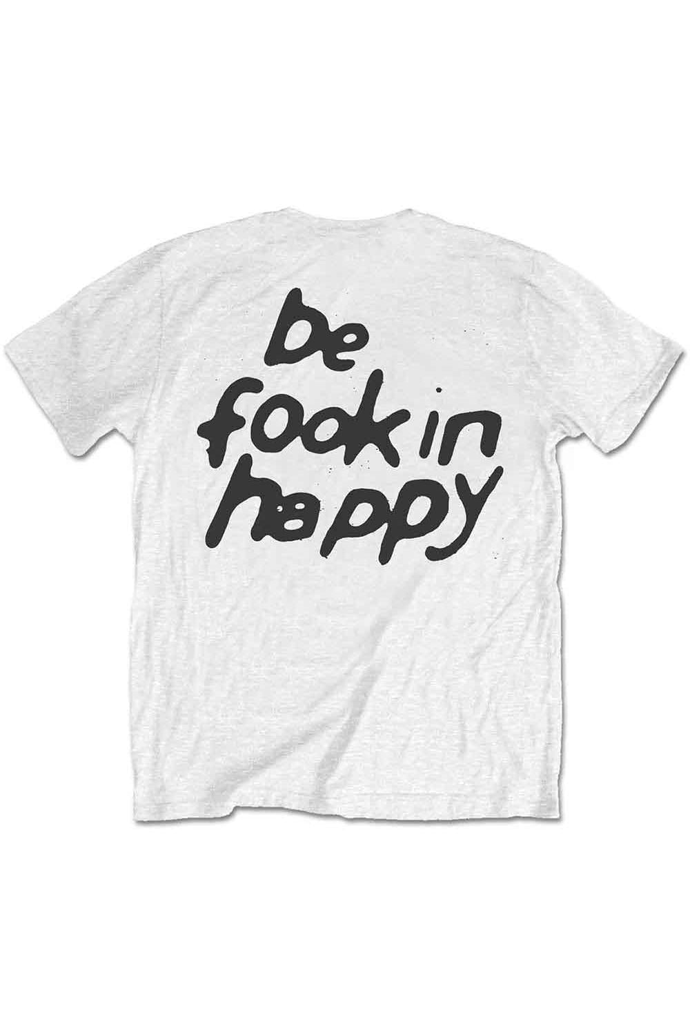 Yungblud Fookin Happy White Tshirt