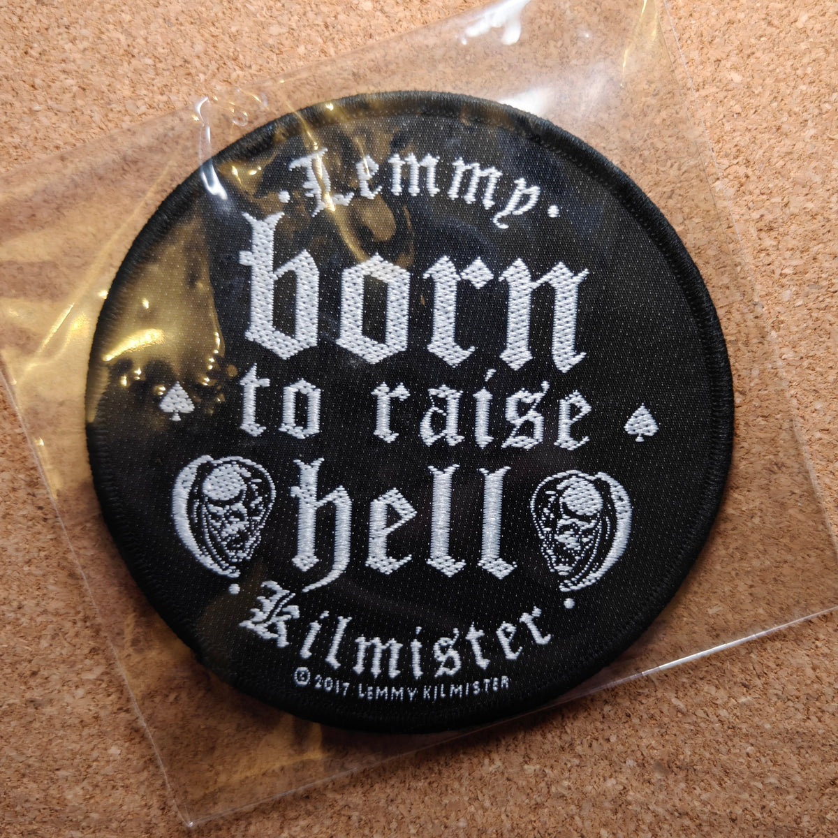 Lemmy Kilmister Born to Raise Hell Patch (Sew On)