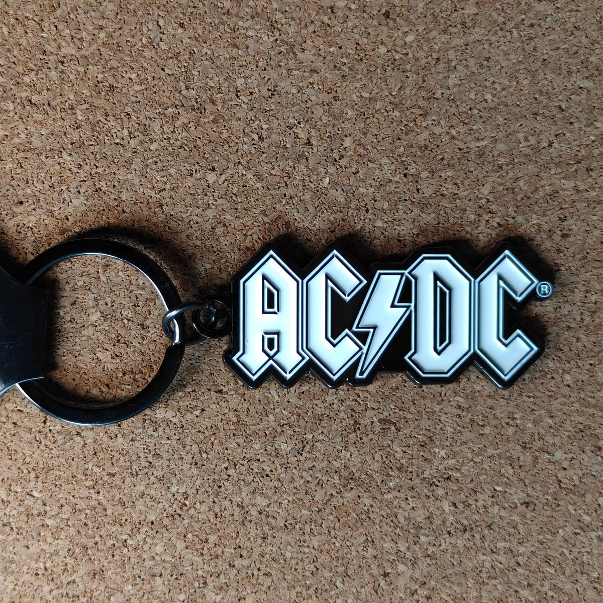 AC/DC Logo Metal Keyring