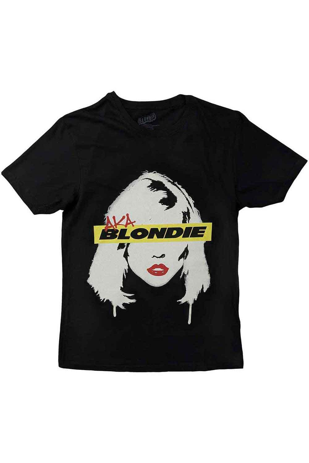 Blondie AKA Strip Black Tshirt