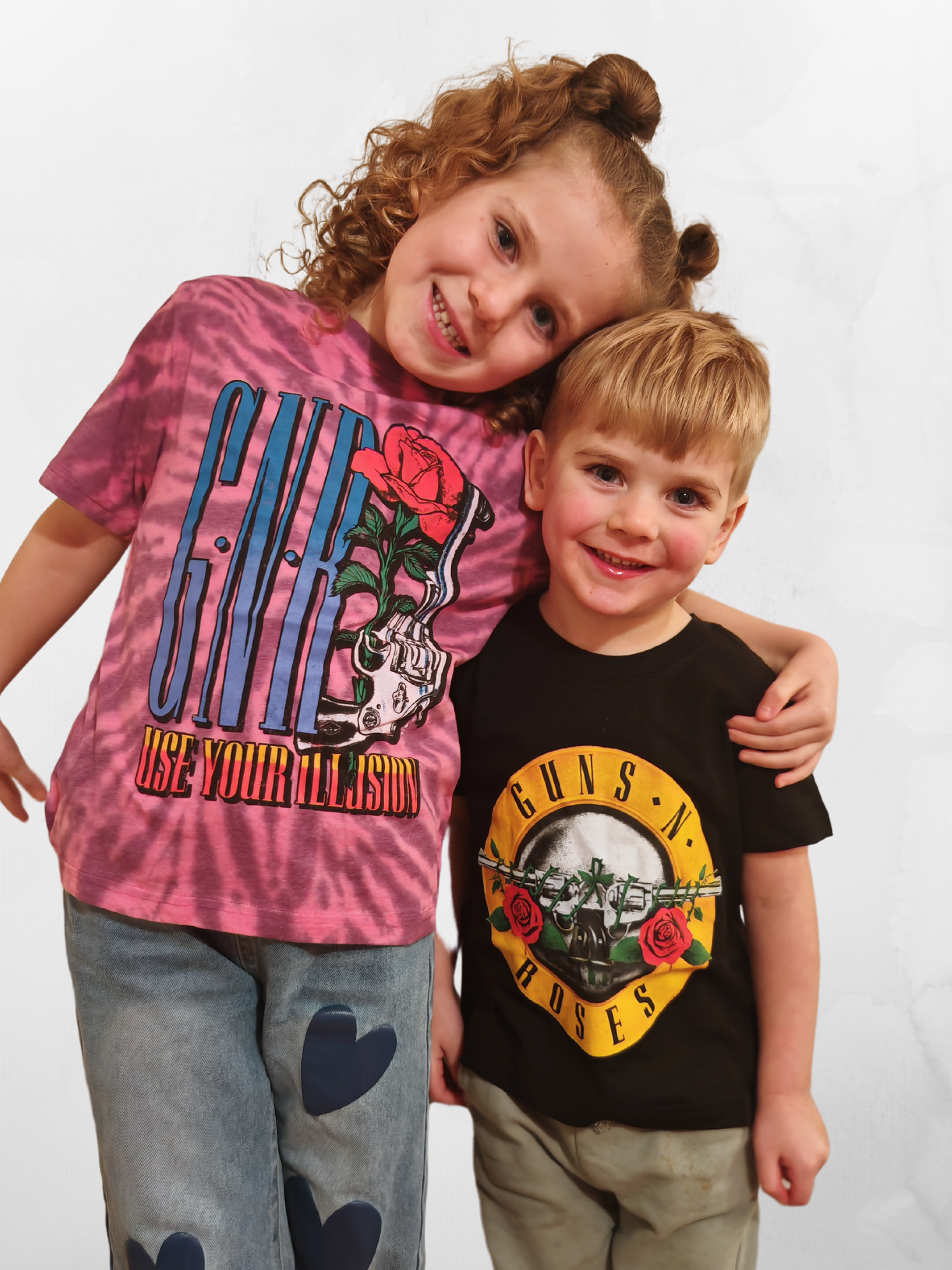 Guns N Roses UYI Tie Dye Unisex Kids Tshirt