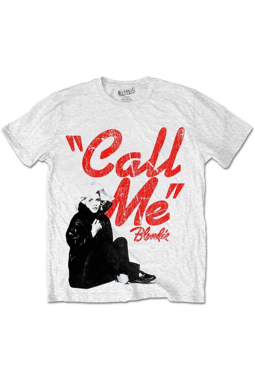 Blondie Call Me White Tshirt