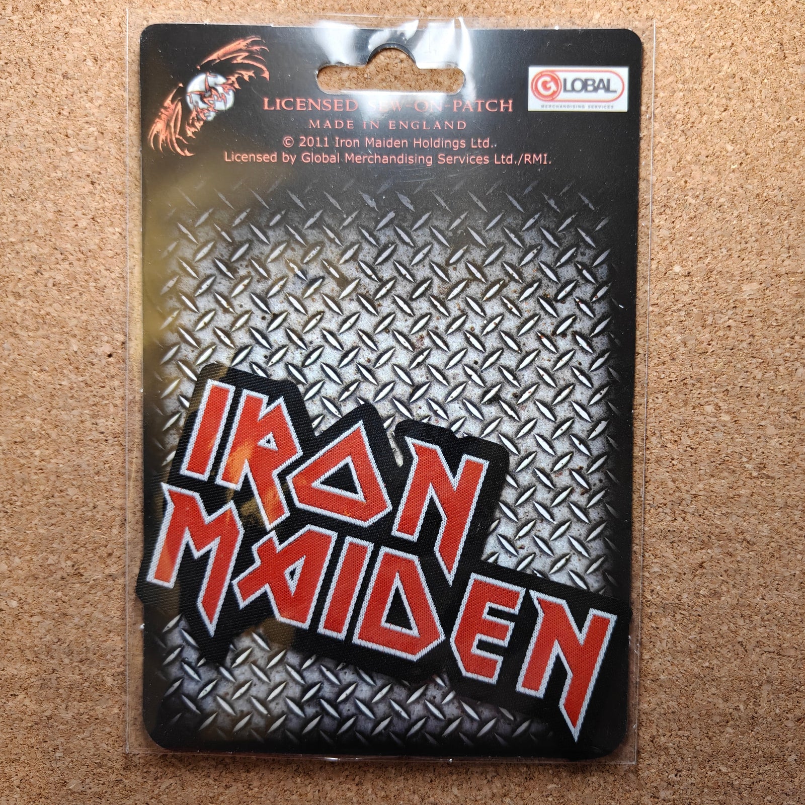 Iron Maiden Text Logo Patch (Sew On)