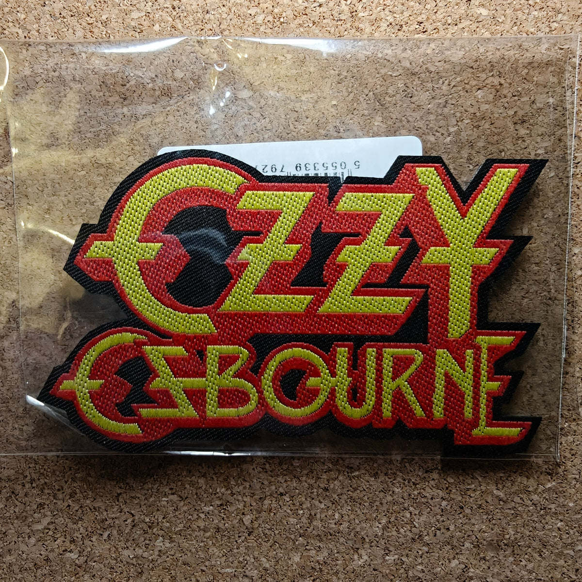 Ozzy Osbourne Text Logo Patch (Sew On)
