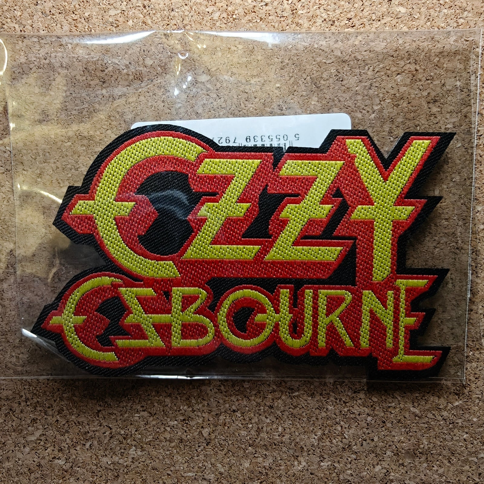 Ozzy Osbourne Text Logo Patch (Sew On)