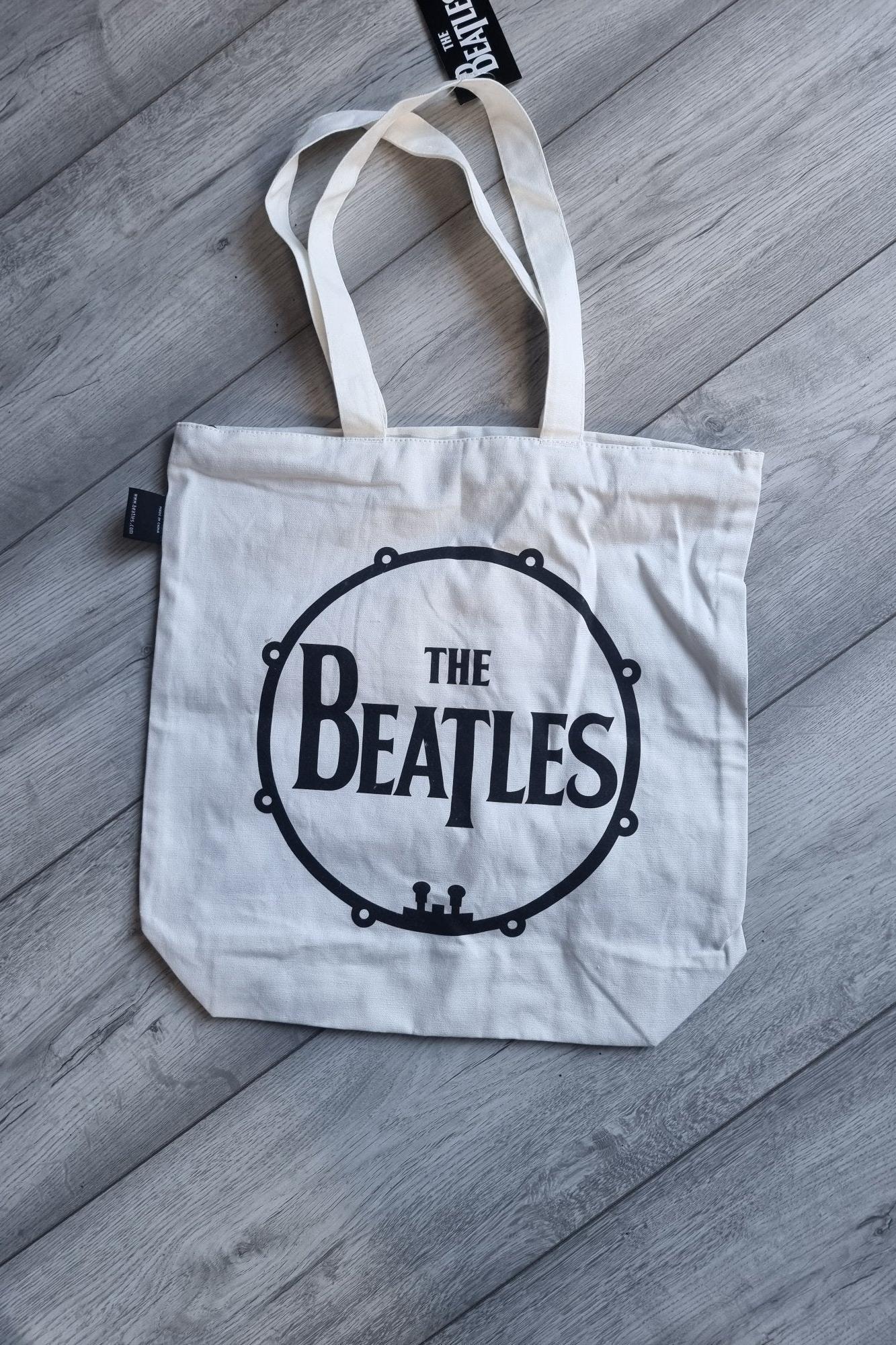 The Beatles Love Drum Zipped Tote Bag