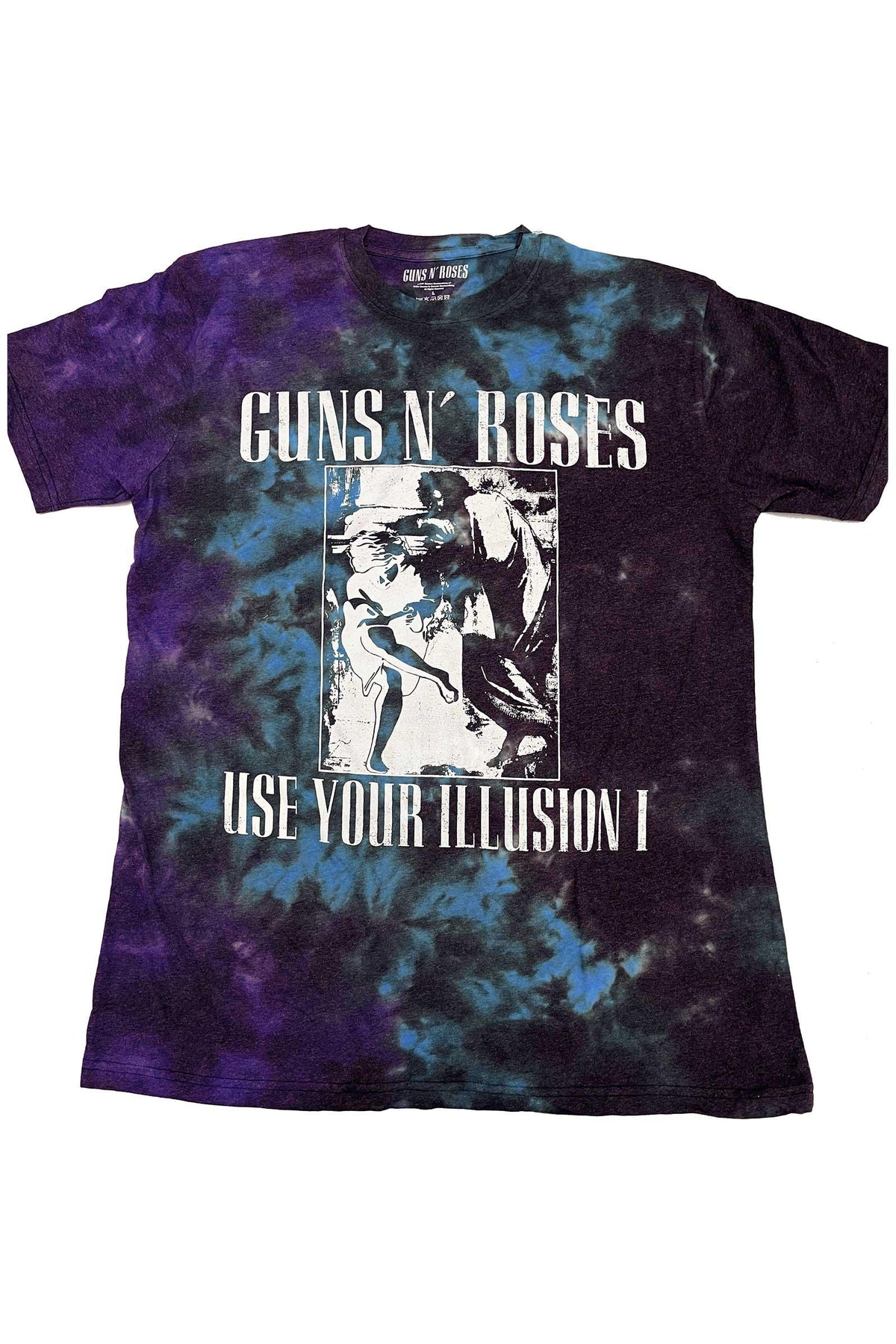 Guns n Roses Use Your Illusion Dark Dip Dye Tshirt