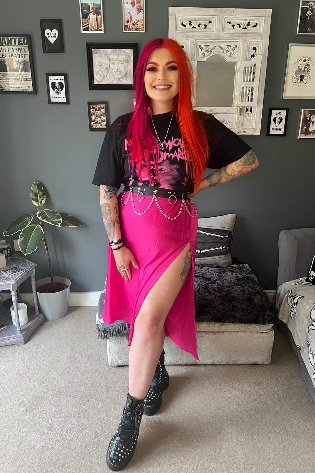 My Chemical Romance Pink The Black Parade Tshirt